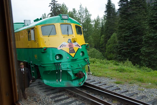 The little engine that could (and did!) pull us up the mountain and back