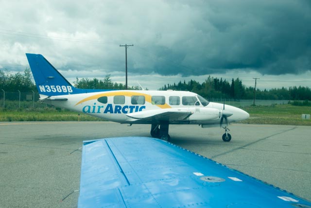 One of the four airplanes that took us to Coldfoot Camp
