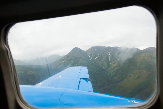 As we approached Coldfoot, magnificent mounts loomed from the clouds