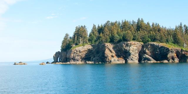 One of the refreshing scenic views on our boat trip on Kachemak Bay.