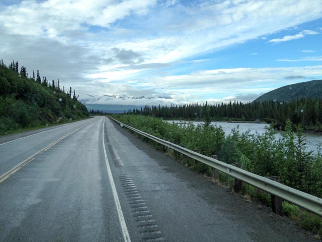 Starting our drive to Denali